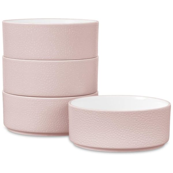 ectqfwj1w75b0b_0-1 jpg - Conjunto de Tigelas, Estilo Minimalista com 4 Peças, Capacidade de 600mL, Material de Porcelana e Formato Redondo, Noritake G014 200D, Rosa