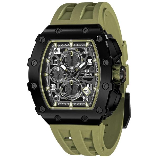 ectqh7m417h90b_0-1 jpg - Relógio Masculino Analógico Quartzo a Prova dÁgua 50M com Cronógrafo, TSAR BOMBA TB 8204SGLZHX, Verde