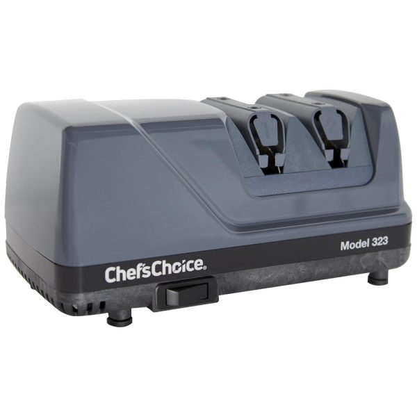 ectqjwgjdpv70b_0 jpg - Afiador Elétrico de Facas e Tesouras com 2 Estágios, 110v, CHEFSCHOICE 0323000, Cinza