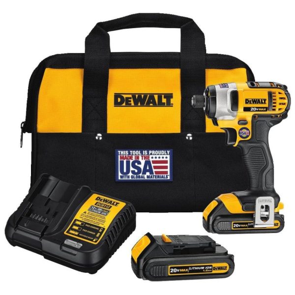 ectqkaiim2500b_0 jpg - DCF885C2 Kit Chave de Impacto sem Fio com Bateria 20V MAX, Carregador e Bolsa de Transporte, DEWALT DEWDCF885C2, Amarelo
