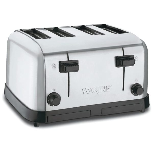 ectqkdxxm3100b_0 jpg - Torradeira de 4 Fatias com 6 Niveis de Tostagem, 110v, WARING WCT708, Prateado