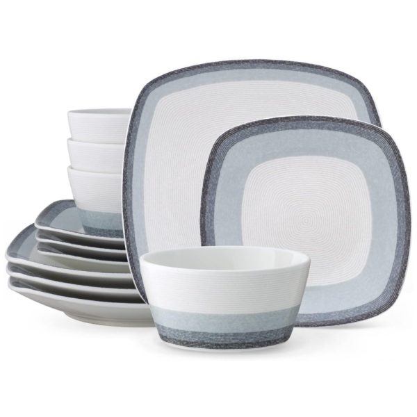 ectqkf1l845c0b_0-1 jpg - Aparelho de Jantar para Todas as Ocasiões com 12 Peças, Formato Quadrado e Material de Porcelana, Noritake G017 12J, Colorido