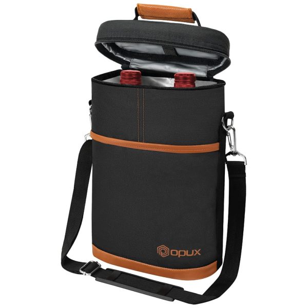 ectqkxz5kc470b_0 jpg - Bolsa Térmica Para Transporte de Vinhos até 2 Garrafas, escuro, OPUX, Marrom escuro