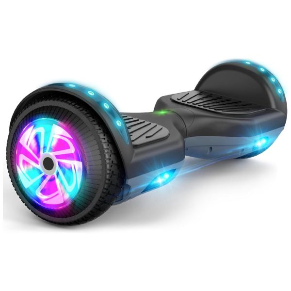ectqmxw58r880b_0 jpg - Hoverboard Elétrico de Auto Equilíbrio com Bluetooth e Luzes Led, FLYING, Preto