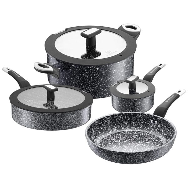 ectqn2jfbd190b_0 jpg - Conjunto de Panelas Antiaderente Revestida de Cerâmica, 7 Peças, WAXONWARE, Preto