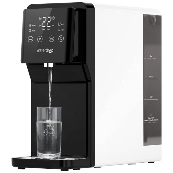ectqn5qlnz290b_0 jpg - Filtro de Água de Bancada sem Instalação 5L com Sistema de Osmose Reversa de 4 Estágios e Painel Digital, 110V Waterdrop, Branco