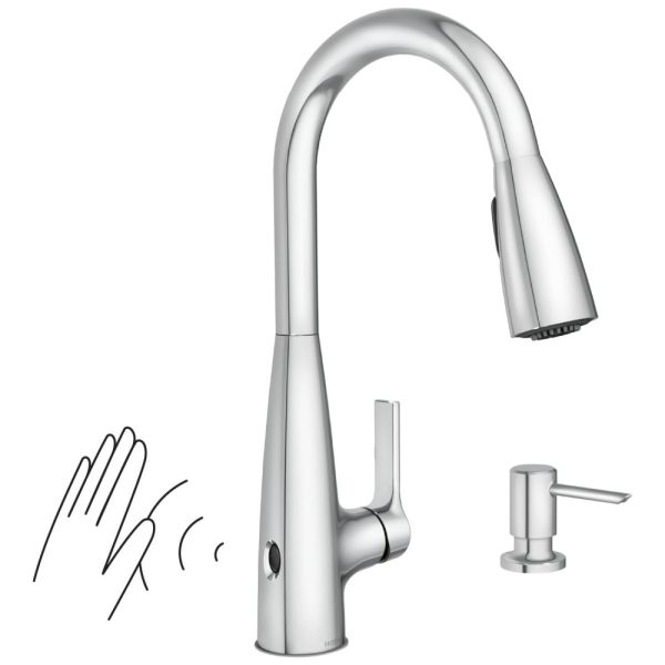 ectqp5jllj1b0b_0 jpg - Torneira Cozinha com Dispensador de Sabão e Sensor de Movimento, Moen Haelyn 87627EWC, Cromada
