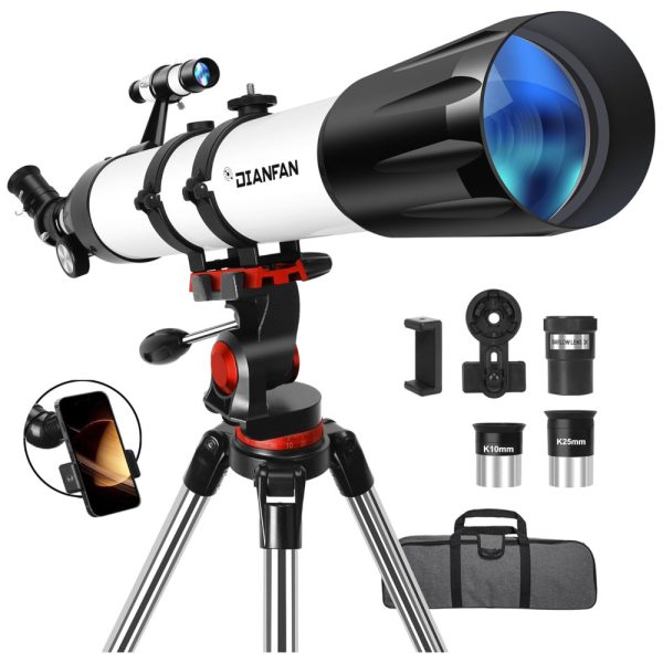 ectqq9wmttpc0b_0 jpg - Telescópio, Telescópios de Apertura de 90 mm de 800 mm para astronomia de adultos, telescópio portátil de reflexão