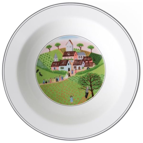 ectqqv5z9y000b_0 jpg - Prato para Salada de 19 cm, Mais Elegância em Sua Mesa com Formato Redondo e Material de Porcelana, Villeroy Boch, Branco Colorido