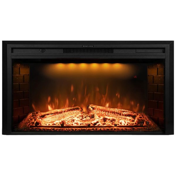 ectqrzm7x1r90b_0 jpg - Lareira Elétrica de Embutir A69x109L cm com Controle Remoto, Tronco Realista, Som Crepitante, Proteção Contra Superaquecimento e Temporizador, 110V 1500W, Dreamflame EF40T, Preta