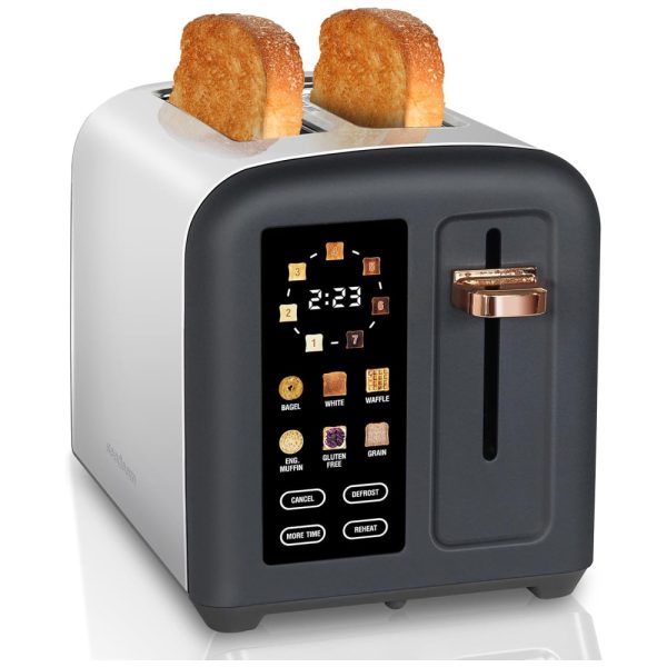 ectqtx6kvmh90b_0 jpg - Torradeira Elétrica 2 Fatias com 7 Níveis de Tostagem, 1350W, 110v, SEEDEEM, Preto