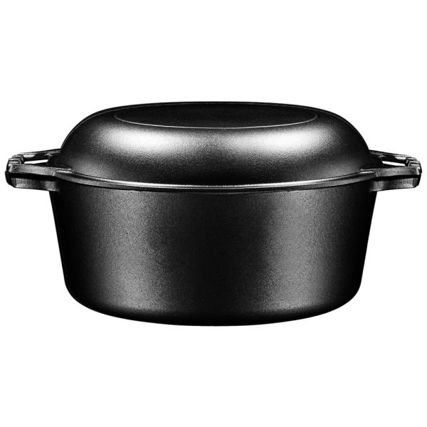 ectqtymmbgb90b_0 jpg - Bruntmor Heavy Panela de Ferro Fundido 7L Pré Temperada, com Alça de Metal