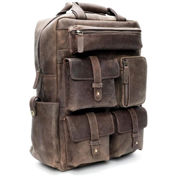 ectqwx6ncbx90b_0 jpg - Mochila Masculina Retrô para Laptop de Couro, LUXEORIA, Marrom
