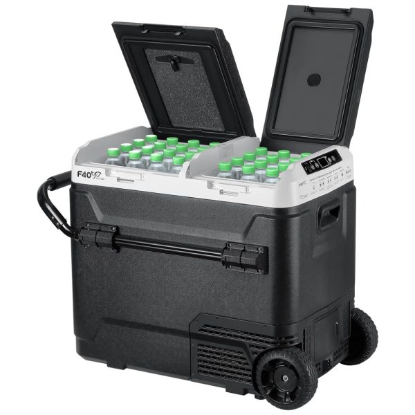 ectqx6cxpdw90b_0 jpg - Geladeira Portátil 61L com Zona Dupla e Controle de Temperatura, 12V 24V DC 110V AC, F40C4TMP, Preto