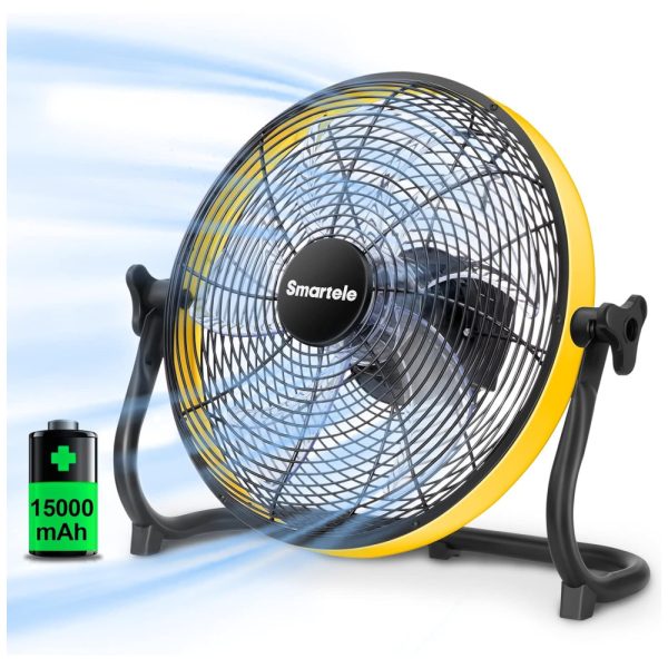 ectqydf396c90b_0 jpg - Smartele FF16 Ventilador de Piso com 3 Velocidades, 110V, Amarelo