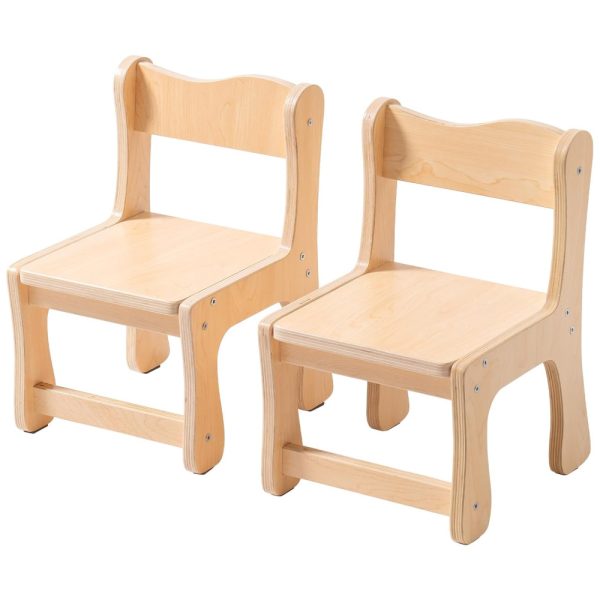 ectq146v5q7d0b_0 jpg - Conjunto de 2 Cadeiras Infantis de Madeira ROBUD, Resistentes e Estilosas para Crianças de 3 Anos, Capacidade de 113 Kg Cada