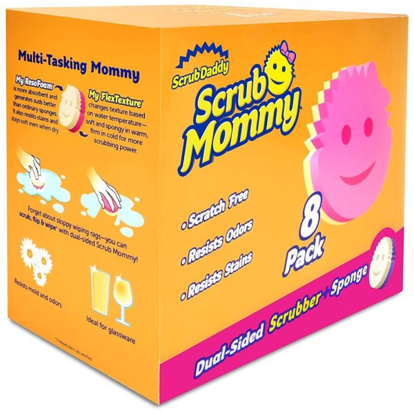 ectq16cccb990b_0 jpg - Scrub Daddy Esponja Resistente para Alta Limpeza Anti Odor, 8 Unidades