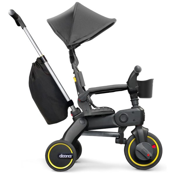 ectq2f5pylt70b_0 jpg - Triciclo Infantil para Passeio Doona , Idade Recomendada 10 Meses a 3 Anos, Cinza