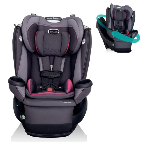 ectq2tj4b9hb0b_0 jpg - Cadeirinha de Carro Conversível Evenflo Revolve360 Extend com Rotação de 360 Graus Rosa Rowe