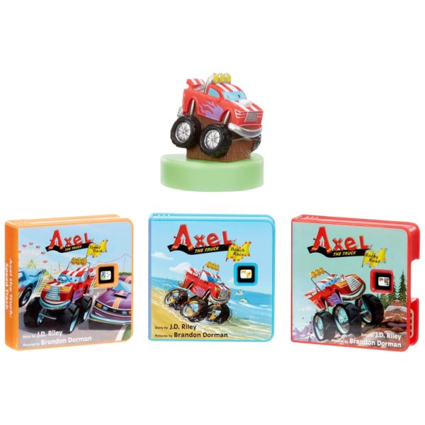 ectq4wcvjrcc0b_0 jpg - Coleção de Histórias para Máquina dos Sonhos Little Tikes, 1 Personagem e 3 Historias, O Caminhão