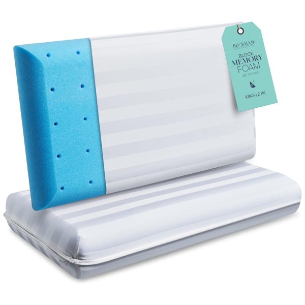 ectq55pz7jkc0b_0 jpg - Conjunto de Travesseiros em Espuma Gel ,Tamanho King com 2 Peças, Suporte para Pescoço e Ombros, Beckham Hotel Collection, Branca