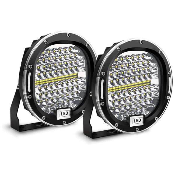 ectq7sfs7nr70b_0 jpg - Farol de Milha LED Off Road 18cm 30000 Lúmens 12V, 24V À Prova Dágua e Queda, SAFEGO, Preto