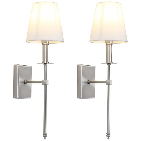 ectq7tj3t9l70b_0 jpg - Conjunto de Luminária de Parede com 2 Peças, Estilo Industrial Rústico Clássico e Suporte de Coluna Cônico, 110V, Permo, Prata