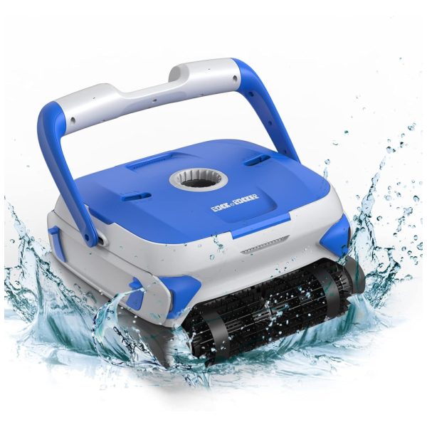 ectq8xhbkbn90b_0 jpg - Robô Aspirador de Piscina Automático com Cabo, Função Escala Parede e 2 Cestas de Filtro para Piscinas de 120m2, 110V, Rock Rocker, Azul