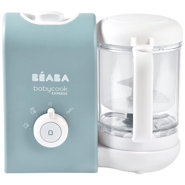 ectq9zgbm8sb0b_0 jpg - Processador de Alimentos para Bebês 4 em 1 Comida Pronta em 15 Min, 110V, Beaba, Azul