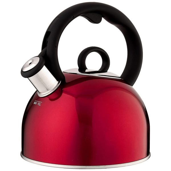 ectqagn2c4d00b_0 jpg - Chaleira Brilhante Em Aço Inoxidável Capacidade 2 Litros de Água Cor Metálico, CUISINART CTK S17MR, Vermelho