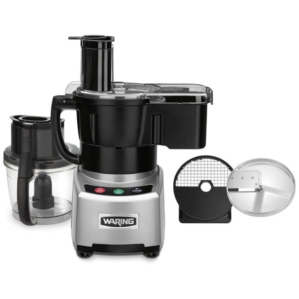 ectqccvqqhb00b_0 jpg - Processador de Alimentos Profissional 3,7L com Sistema de Vedação LiquiLock e Acessórios Inclusos, 110V 700W, Waring, Prata