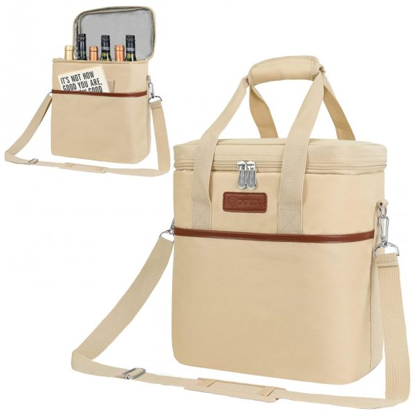 ectqcs9x7g3b0b_0 jpg - Bolsa Térmica Para Transporte de Vinhos OPUX até 6 Garrafas, Bege