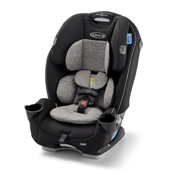 ectqczg35mhd0b_0 jpg - Assento de Carro Graco Slimfit 3 em 1, Ultra Compacto, Modelo Jarret, Para Crianças de Costas e de Frente, Elevação Inclusa