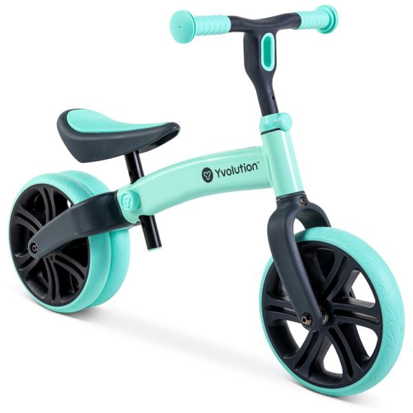 ectqf7chyh1b0b_0 jpg - Bicicleta sem Pedal Infantil Yvolution YT16G1 para Crianças de 1 a 4 Anos, Azul Teal