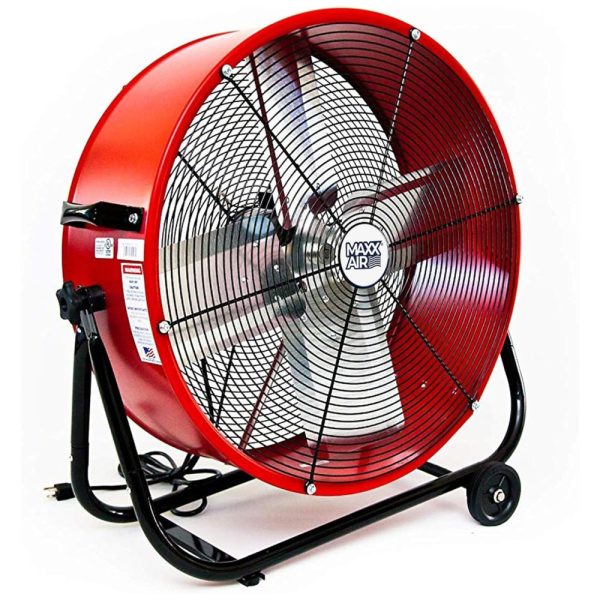 ectqfn391fp70b_0-1 jpg - Ventilador de Piso Industrial, 2 Velocidades, 61cm, 110V 86W, MAXX AIR BF24TFREDUPS, Vermelho