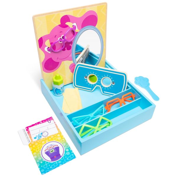ectqg87mmzr90b_0 jpg - Kit Divertido Oftalmologista Infantil com Acessórios Realistas para Crianças Acima de 3 Anos, Melissa e Doug Blues Clues