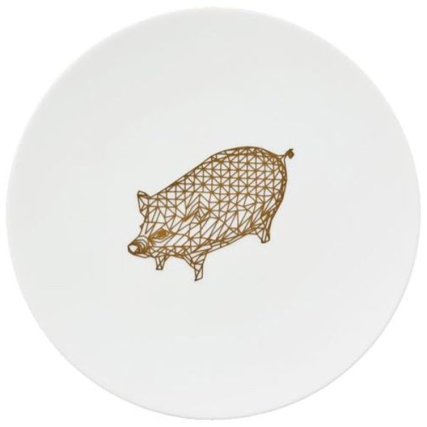 ectqgehoqkc10b_0 jpg - Prato para Aperitivo 15 cm, Elegância e Praticidade em Sua Mesa com Formato Redondo e Material de Porcelana, Rosenthal, Branco e Dourado