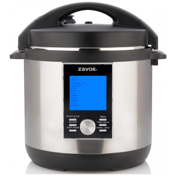 ectqgr767jh70b_0 jpg - Panela de Pressão Elétrica 6L com 33 Predefinições e Visor LCD, 110V 1300W, Zavor ZSELL02, Prata