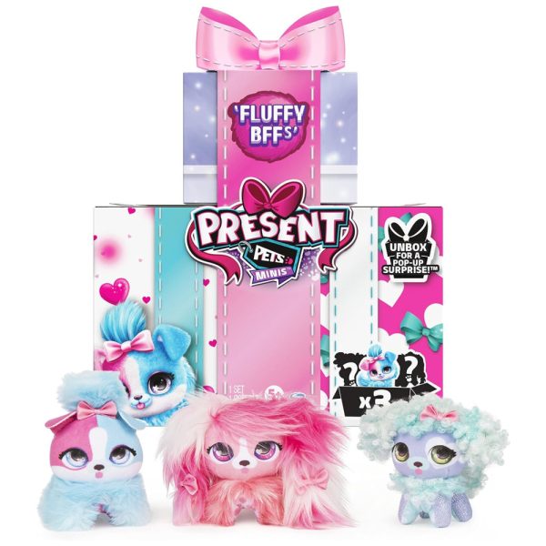 ectqjvzv8ws80b_0 jpg - Conjunto de 3 Cachorrinho de Pelúcia Melhores Amigas, com Certificado de Adoção, Present Pets