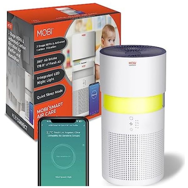 ectqlmk177bc0b_0 jpg - Purificador de Ar 4 em 1 com Umidificador e Wi Fi Filtro de Água Removível MOBI
