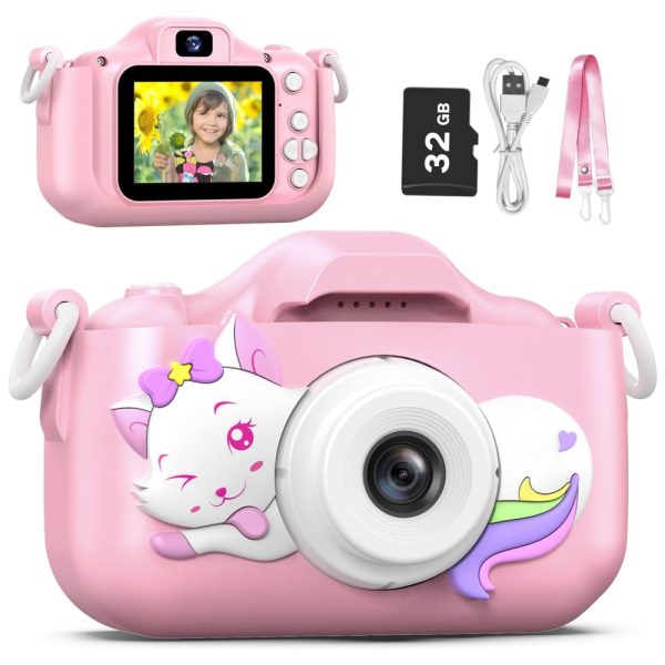 ectqmcx69z7c0b_0 jpg - Câmera Selfie Infantil Goopow Para Meninas Meninos 3 9 Anos, Digital com Capa Protetora e Cartão SD 32GB DC H21 PINK .