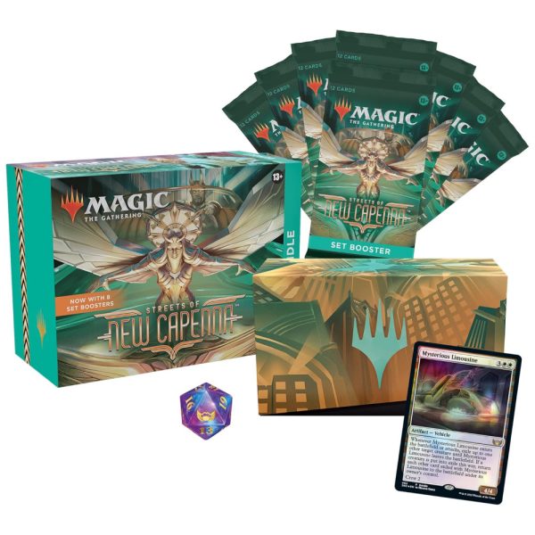 ectqnjdhmvs90b_0 jpg - Magic The Gathering Ruas de New Capenna com 8 Conjuntos de Boosters e Acessórios para Jogadores com Mais de 13 Anos