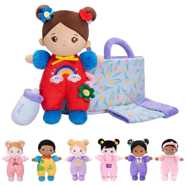 ectqnnwf93mc0b_0 jpg - Conjunto de Presente Bebê Boneca Pelúcia 25 cm, Acessórios Incluídos, Amigo para Dormir e Brincar, Conjunto Mini,OUOZZZ