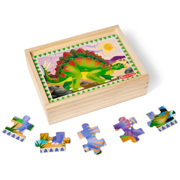 ectqoc3per000b_0-1 jpg - Quebra Cabeça Infantil de Madeira 4 em 1 , Tema Dinossauros com Caixa de Armazenamento e 48 Peças, Melissa Doug