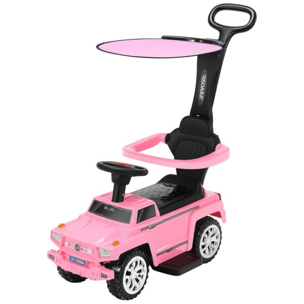 ectqpbrjkmx90b_0 jpg - SOAR Carrinho de Passeio Infantil 3 em 1 com Guarda Sol e Alça Removível, 2 a 6 anos, Rosa