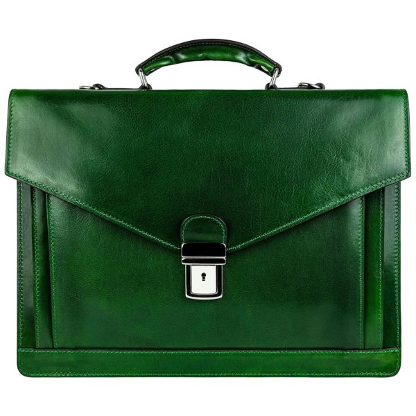 ectqph9cg9wb0b_0 jpg - Bolsa Carteiro Masculina de Couro Artesanal Italiano para Laptop com 15 Polegadas e Fecho em Zíper, Time Resistance, Verde