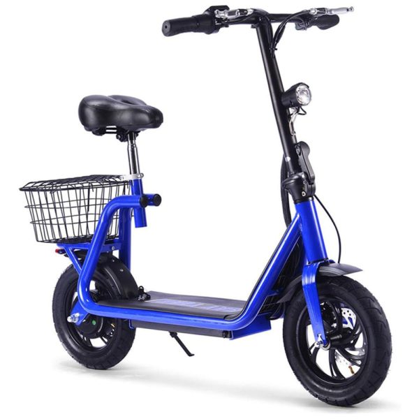 ectqq59xx77b0b_0 jpg - Patinete Elétrico para Adultos com Cesta de Transporte, Peso Max 100kg e até 24km, SAY YEAH H8, Azul