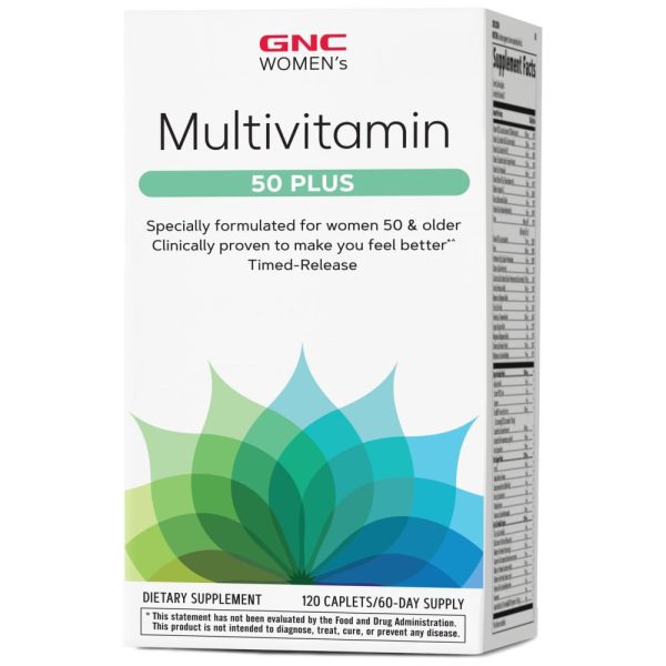 ectqqxdrncf80b_0 jpg - Multivitamínico Feminino 50 Plus Suporta Ossos. Olho. Memória. Saúde do Cérebro e da Pele com Vitamina D. Cálcio e B12