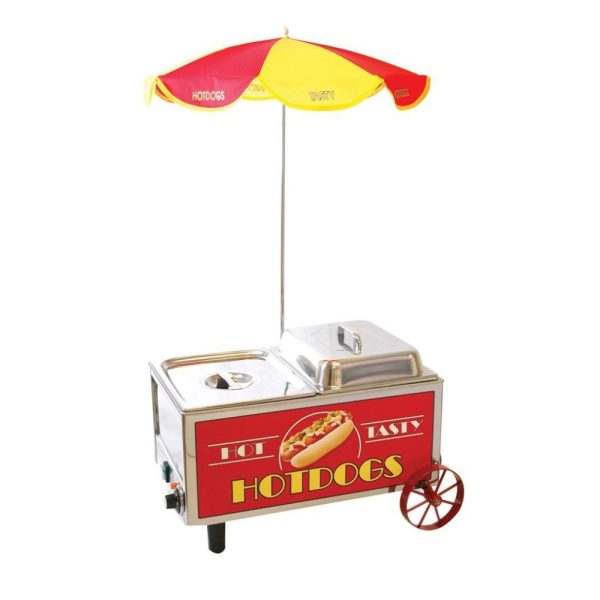 ectqs2mlla600b_0 jpg - Carrinho de Salsicha Profissional em Aço Inoxidável até 60 Unidades, 1200W, 110v, BENCHMARK 60072, Vermelho