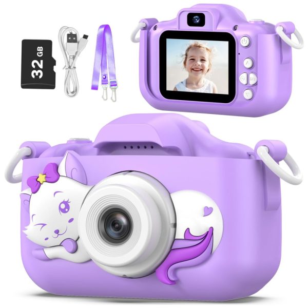 ectqvcppnrwb0b_0 jpg - Câmera Infantil HD Presente para Meninos Meninas de 3 9 Anos, Selfie à Prova de Quedas com Cartão SD 32GB Incluso.Goopow.